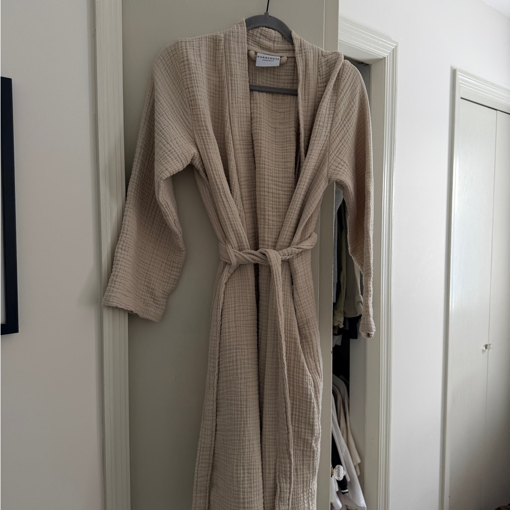 Parachute Cloud Cotton Robe in Bone - M